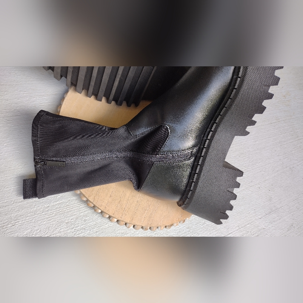 Zara  Boot Black Size Eur:40 US 9.5 - Picture 14 of 15